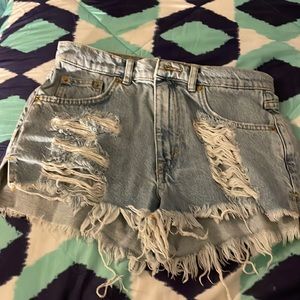 Jean shorts from pull n bear